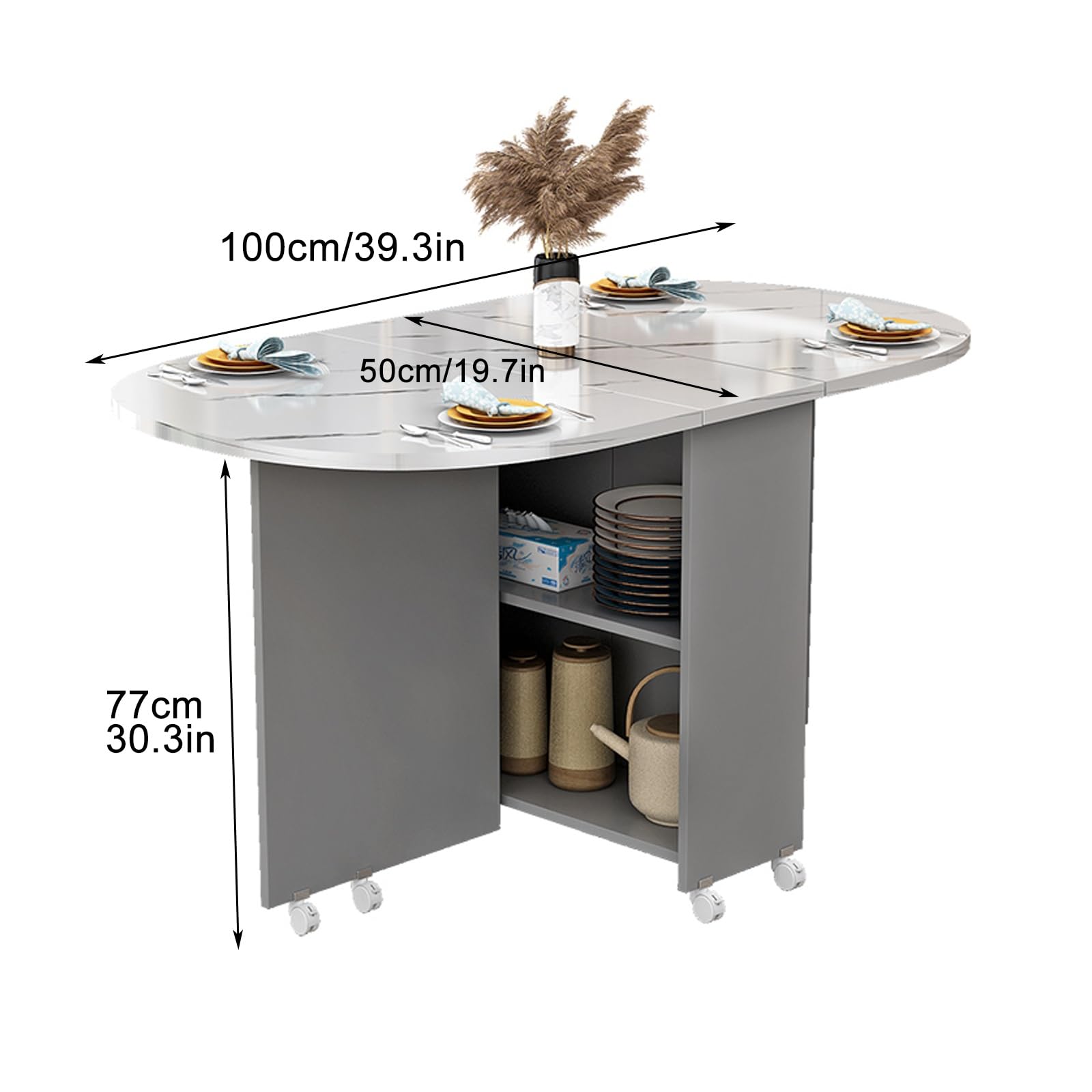 Amazon.com - Fold Away Dining Table,Drop Leaf Dining Table